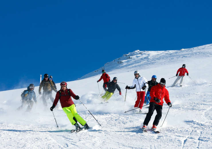 Arosa skiers